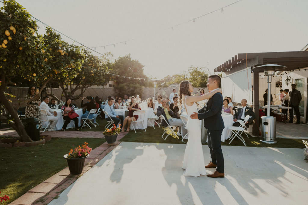 Backyard Los Angeles Micro-wedding